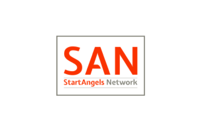 SAN logo in red