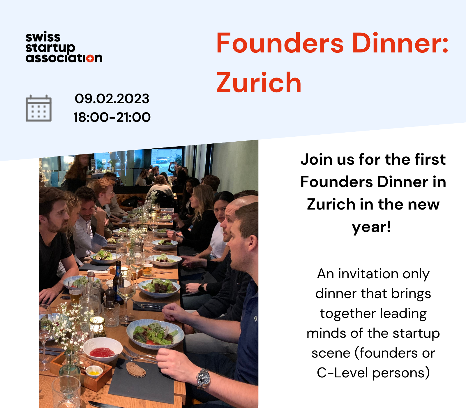 Startup Events - Founders Dinner in Zurich