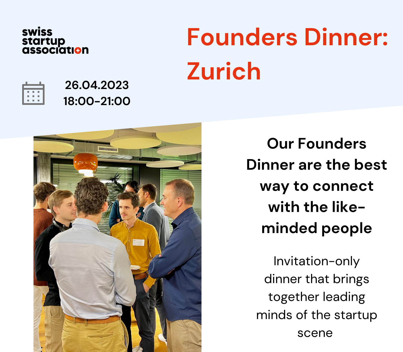 Startup Events - Founders Dinner in Zurich