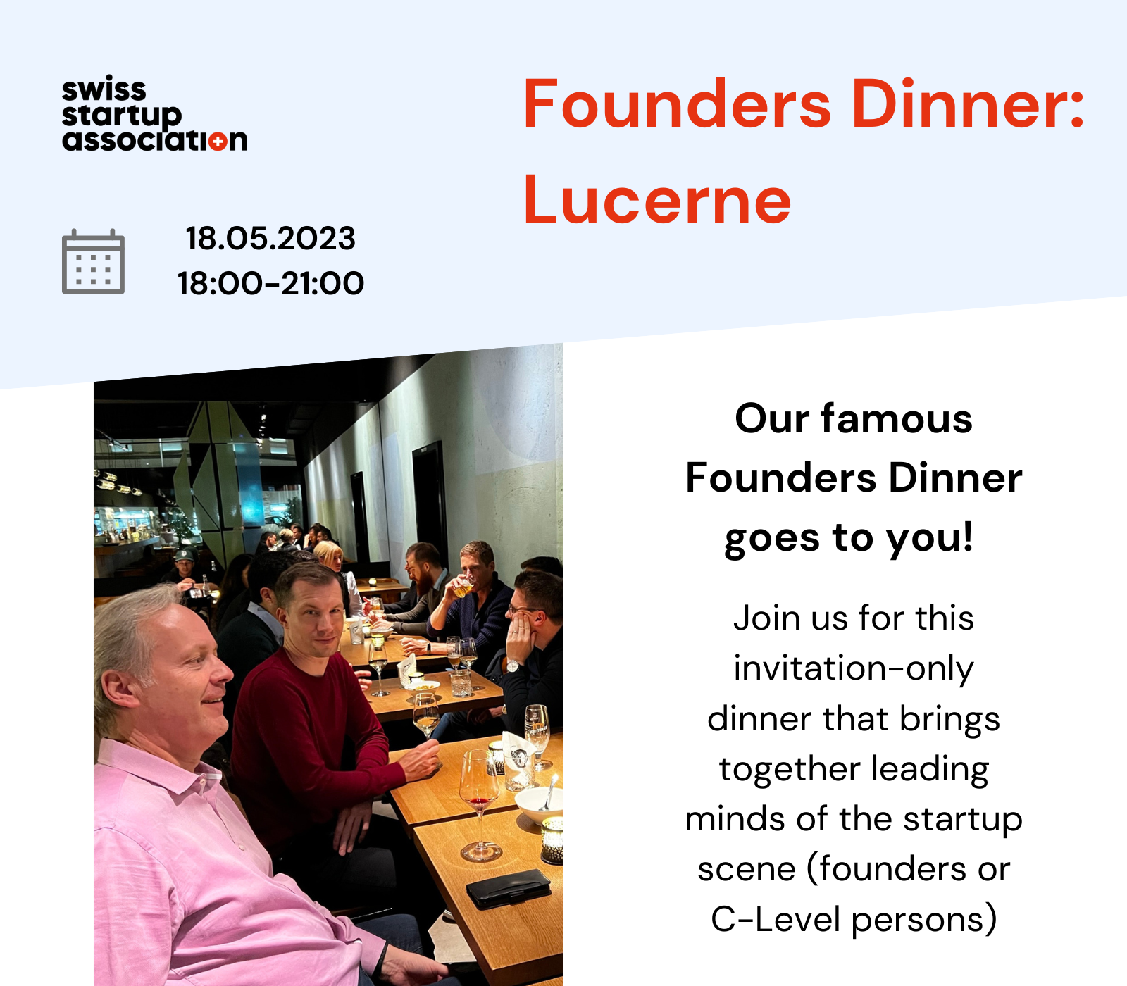 Founders Dinner Lucerne