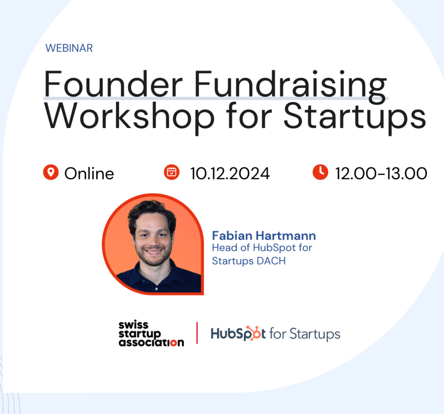 Join SSA for Webinar: Founder Fundraising Workshop for Startups together with Hubspot for Startups