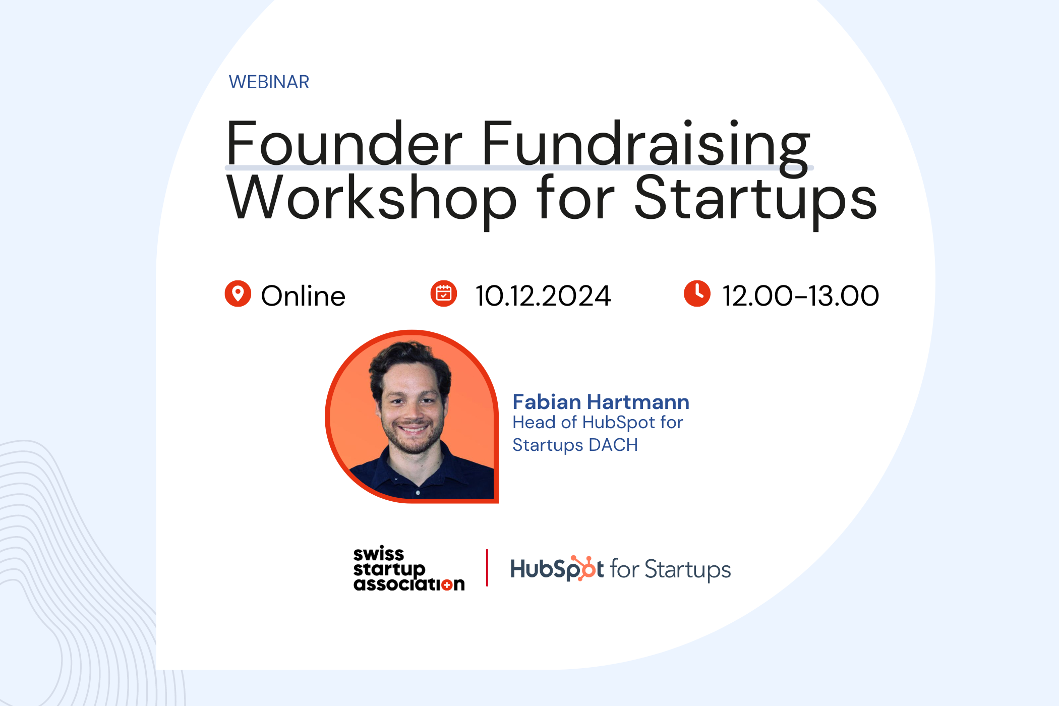 Join SSA for Webinar: Founder Fundraising Workshop for Startups together with Hubspot for Startups