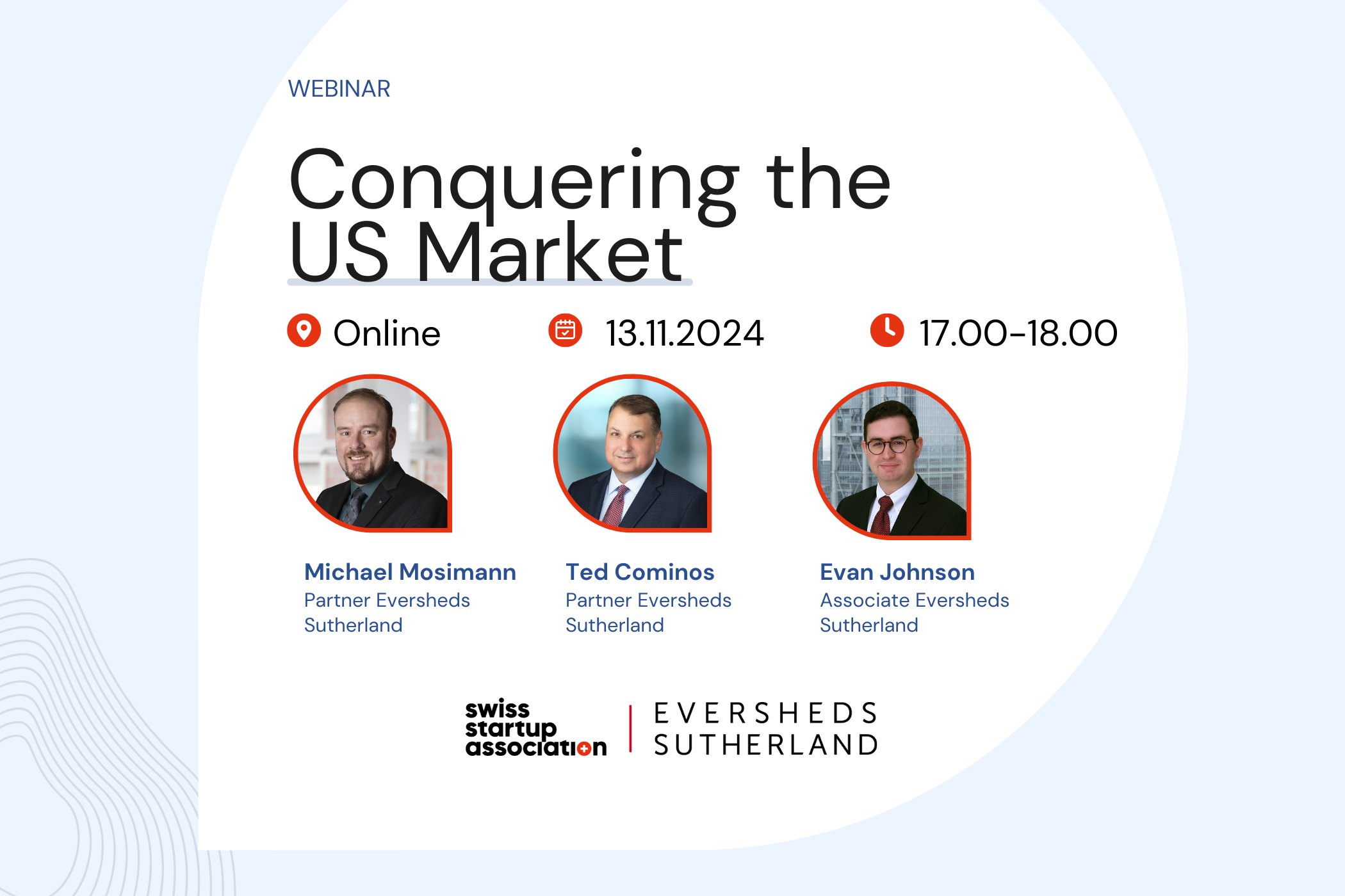 Join Eversheds Sutherland lawyers from both countries (US and Switzerland), as they explore the legal challenges and opportunities on both sides of the pond.