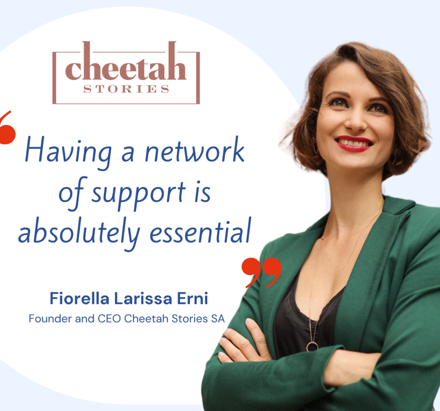 Meet Fiorella Larissa Erni, Founder and CEO Cheetah Stories SA