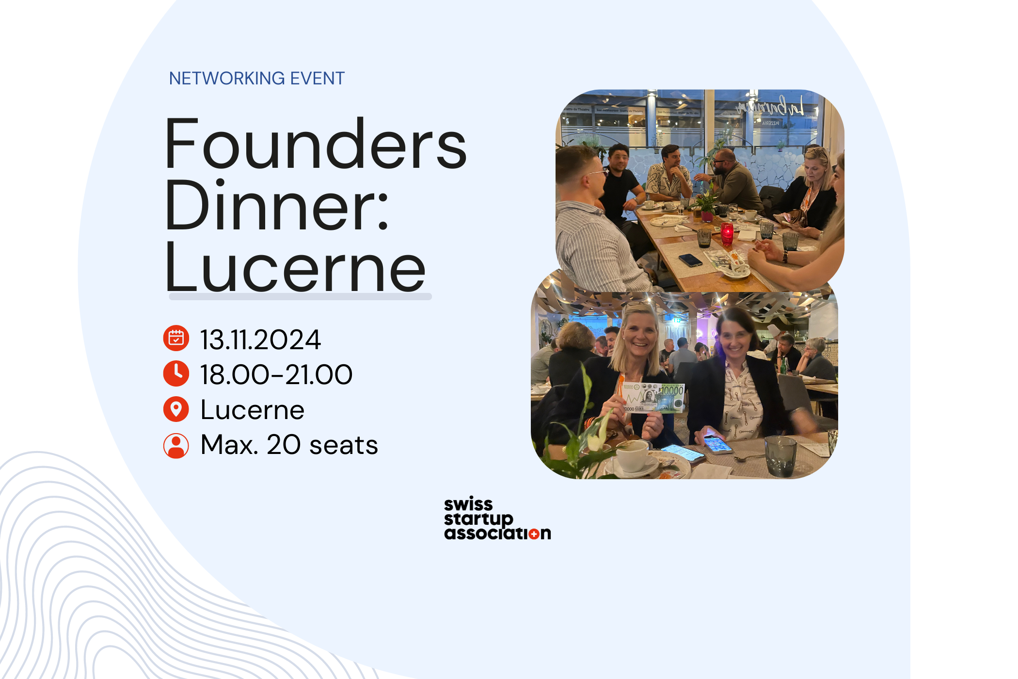 Founders Dinner Lucerne 13.11.2024