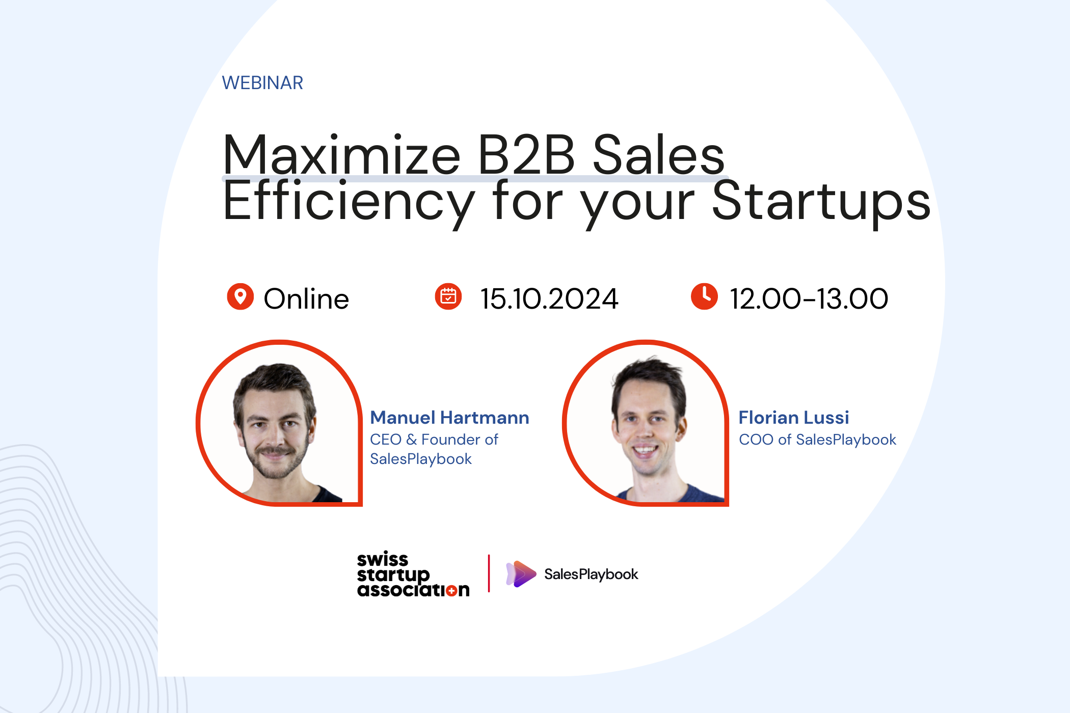 Webinar: Maximize B2B Sales Efficiency for your Startups - 15.10.2024