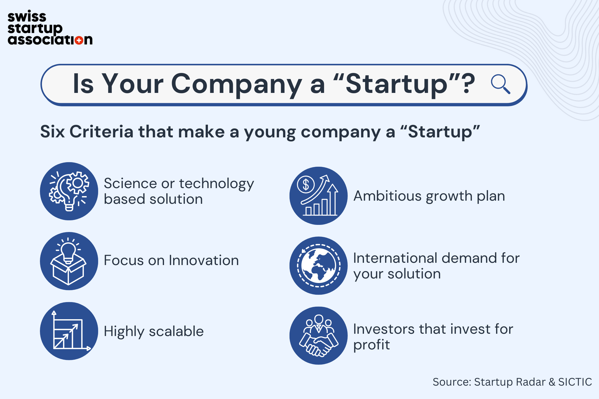 Discover what truly defines a startup with the Swiss Startup Association (SSA). Is Your Company Really a Startup?