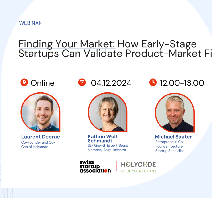 Join this Webinar, co-hosted with Holycode, where we’ll explore practical steps and proven strategies to help your startup find the perfect alignment between your product and its market demand.
