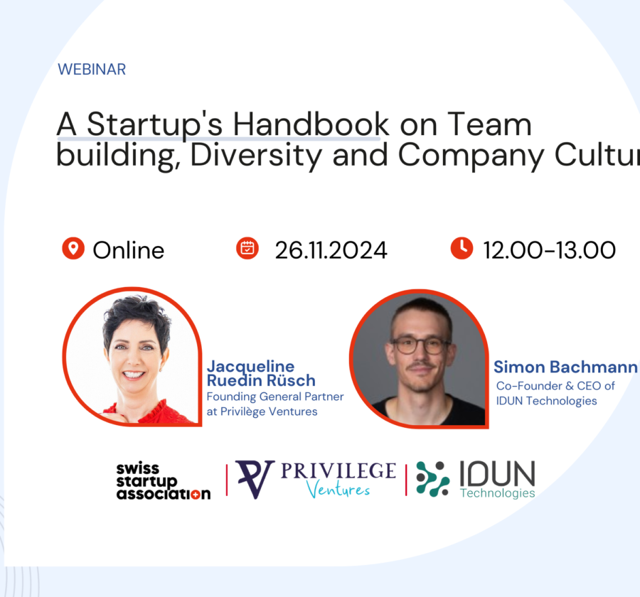 Join us for this online event, co-hosted with Privilège Ventures, where we will explore topics such as finding your first hires, the importance of diversity and how to navigate a co-founders relationship