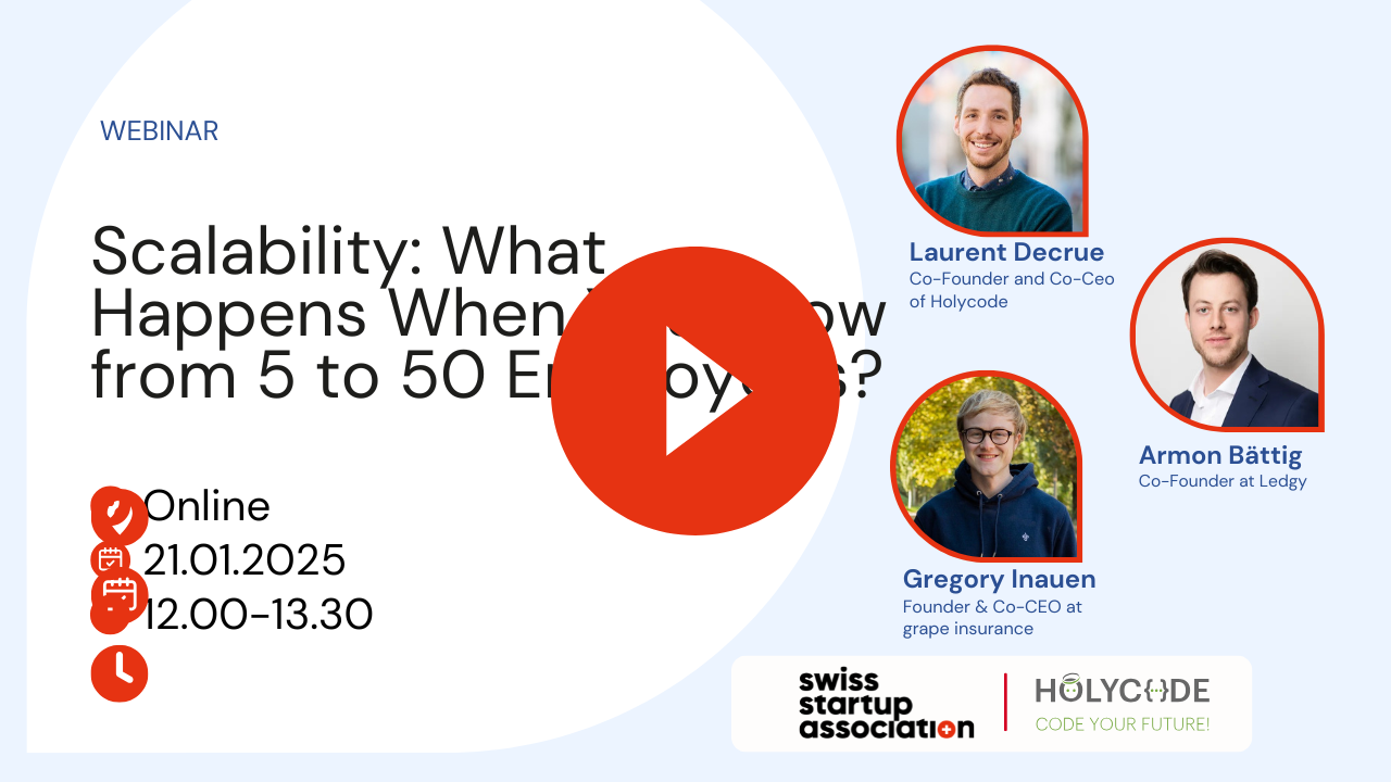 Webinar: Scalability: What Happens When You Grow from 5 to 50 Employees?