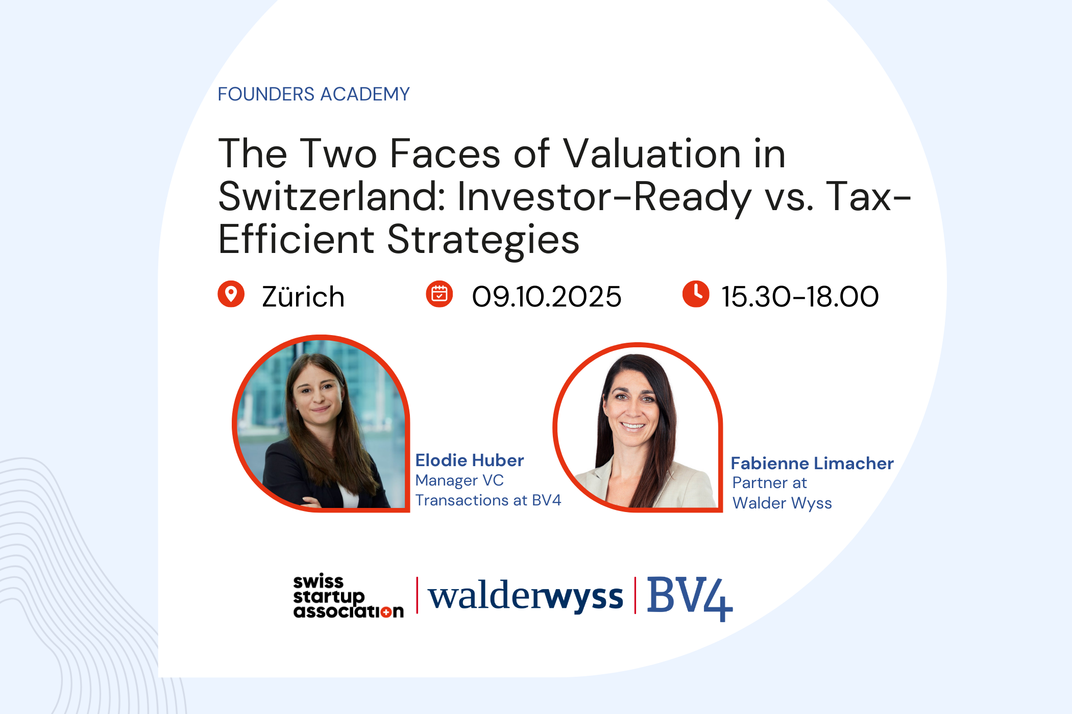 Join us in Zurich to master Series A+ fundraising: legal, tax, governance, valuations & investor relations to secure funding and build boardroom trust