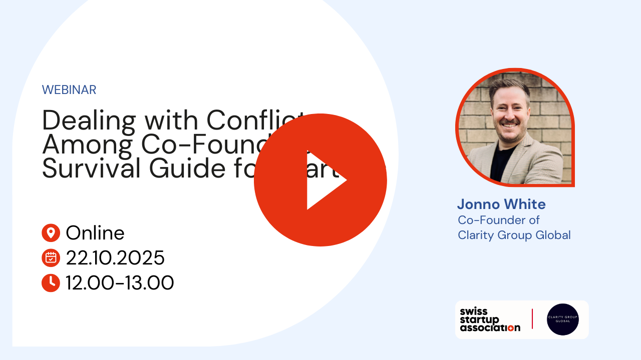 Webinar: Dealing with Conflicts Among Co-Founders: A Survival Guide for Startups