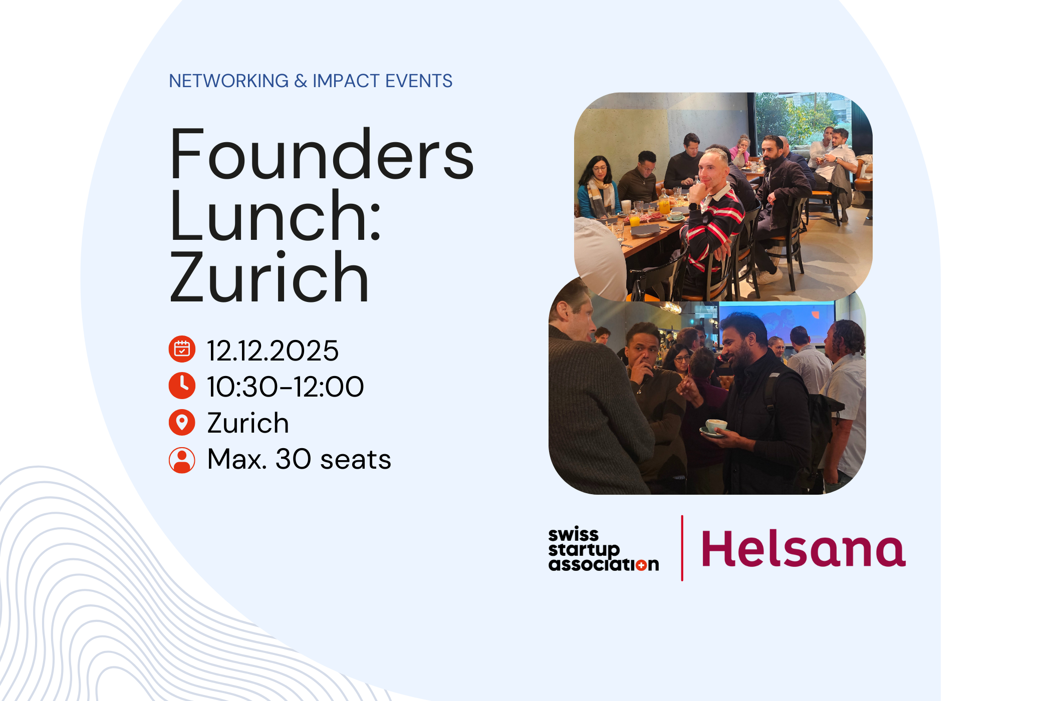Join us for the Impact Lunch session, where we’ll discuss how startups and corporates can actively shape this transformation together.
