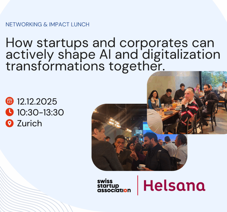 Founders Lunch: How startups and corporates can actively shape AI and digitalization transformations together