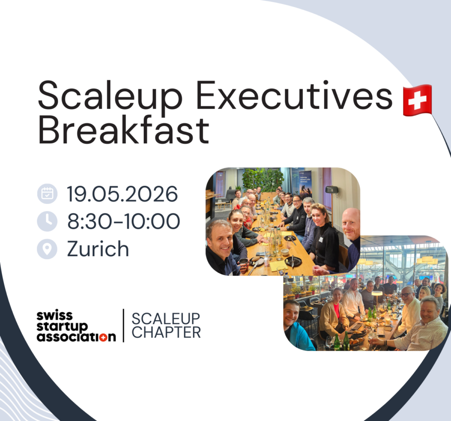 Join fellow senior executives of Swiss Scaleup for a relaxed breakfast designed to spark meaningful conversations, share real-world experiences, and build connections.