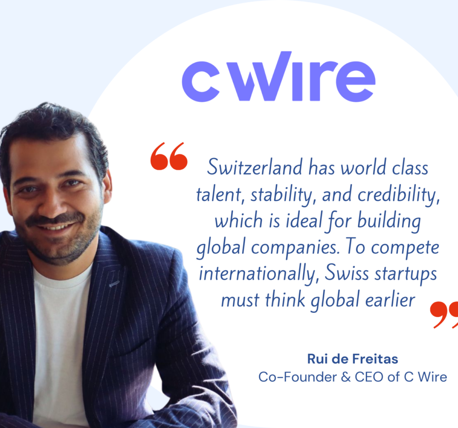 Rui de Freitas, Co-Founder & CEO of C Wire